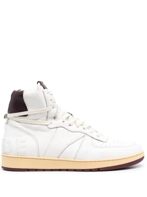 panelled high-top sneakers by RHUDE