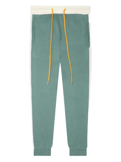 panelled knit trousers by RHUDE