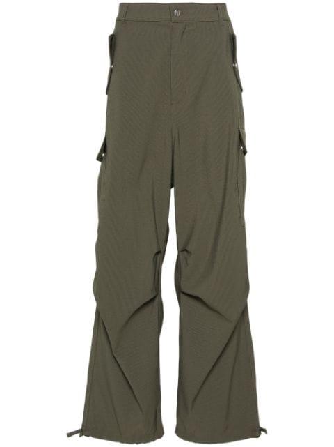 pinstripe straight-leg cargo pants by RHUDE