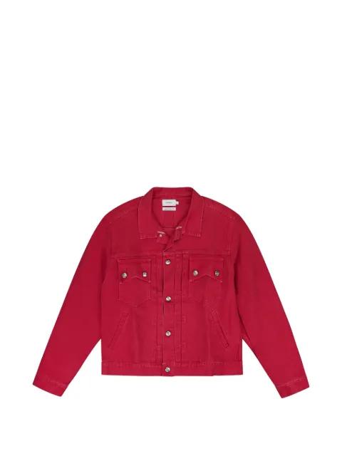pocket-details button-down denim jacket by RHUDE
