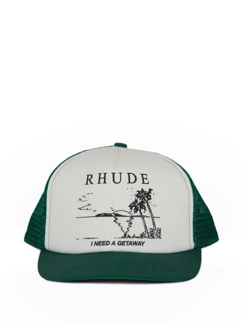 printed trucker hat by RHUDE