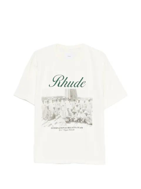 script graphic T-shirt by RHUDE
