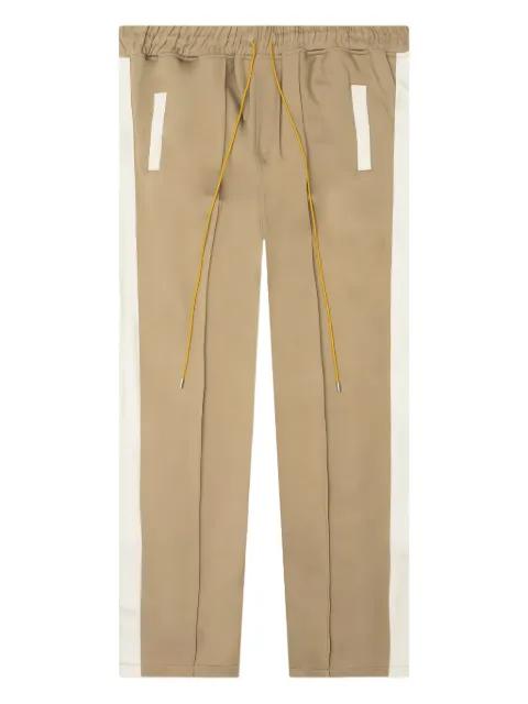 side-stripe elastic-waist track pants by RHUDE