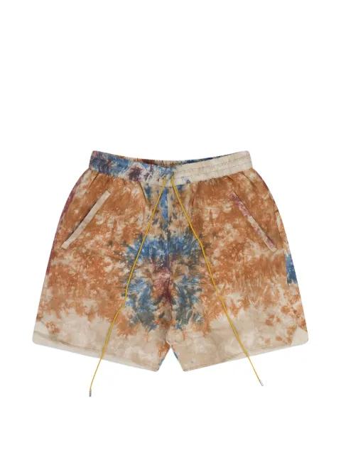 tie-dye swim shorts by RHUDE