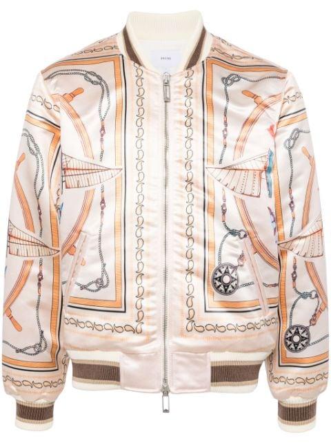 x Nautica satin bomber jacket by RHUDE