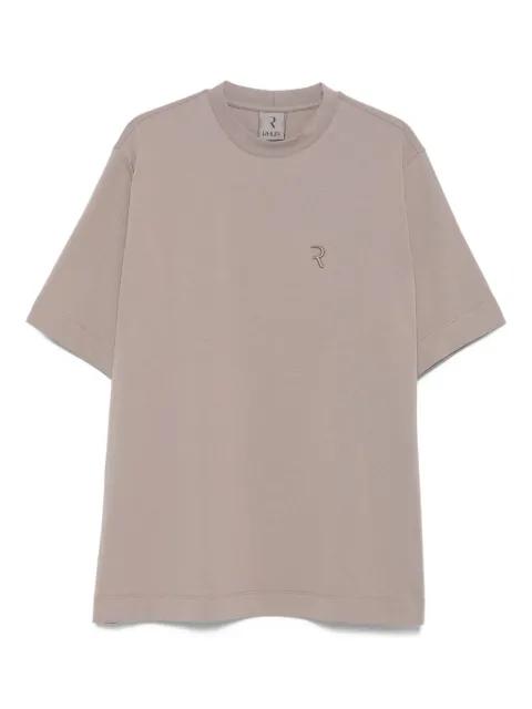 logo-embroidered cotton T-shirt by RHUN
