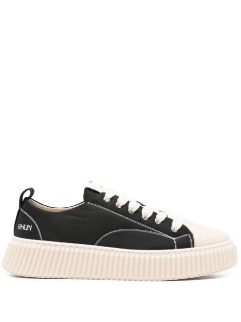 logo-print sneakers by RHUN