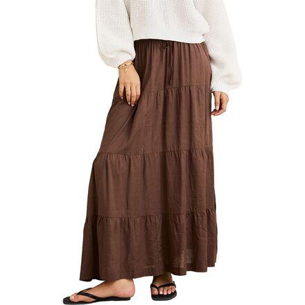 Classic Tiered Maxi Skirt by RHYTHM