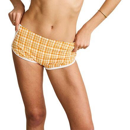 London Check Boyleg Bikini Bottom by RHYTHM