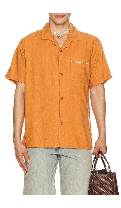 Rhythm Daytona Shirt in Brown by RHYTHM