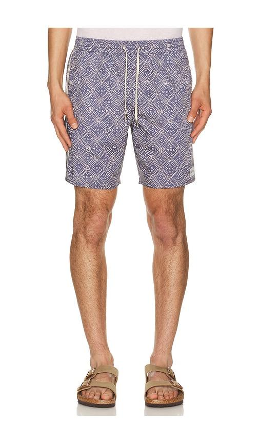 Rhythm Heritage Java Beach Short in Blue by RHYTHM
