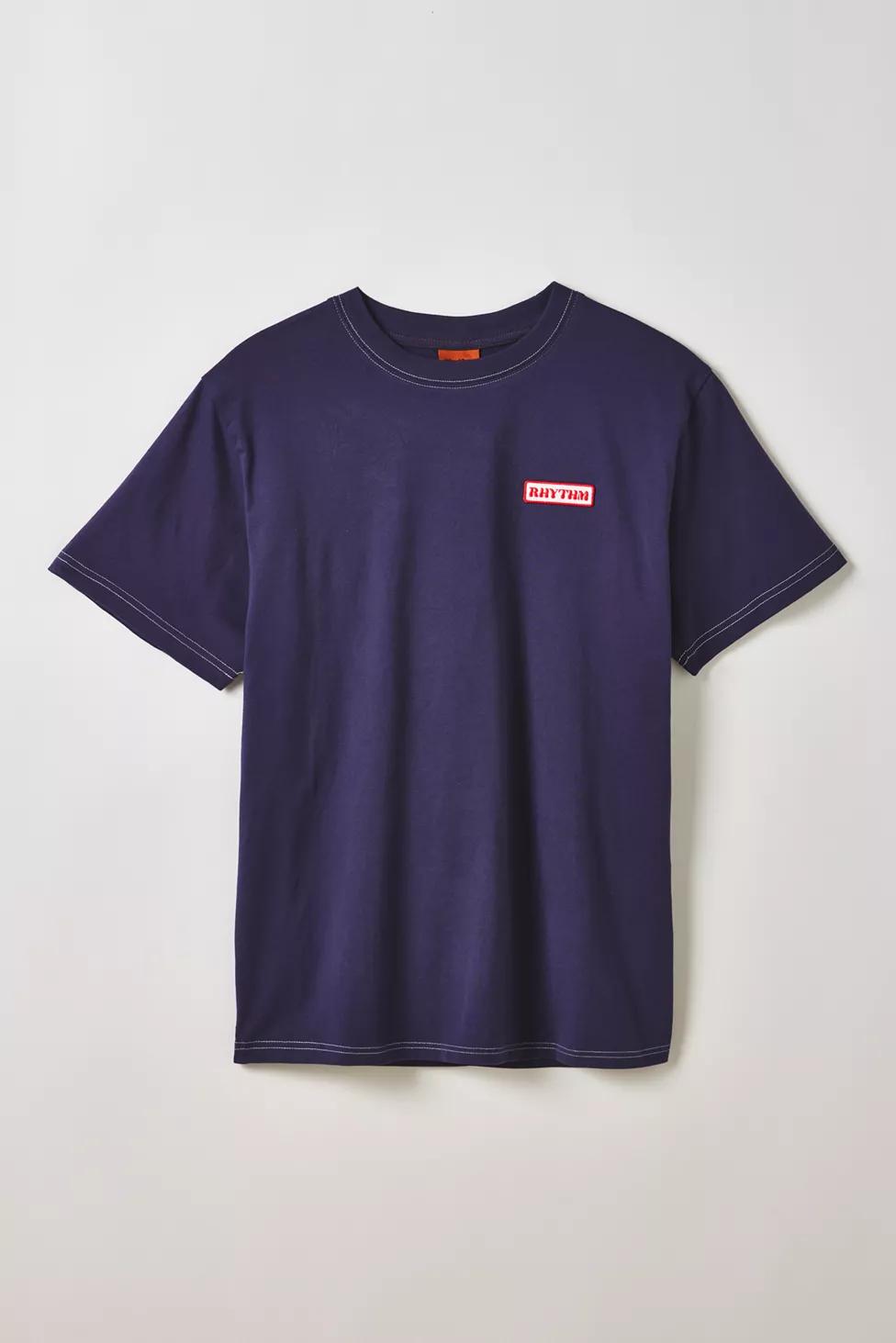 Rhythm Mechanics Label Vintage Fit Tee by RHYTHM