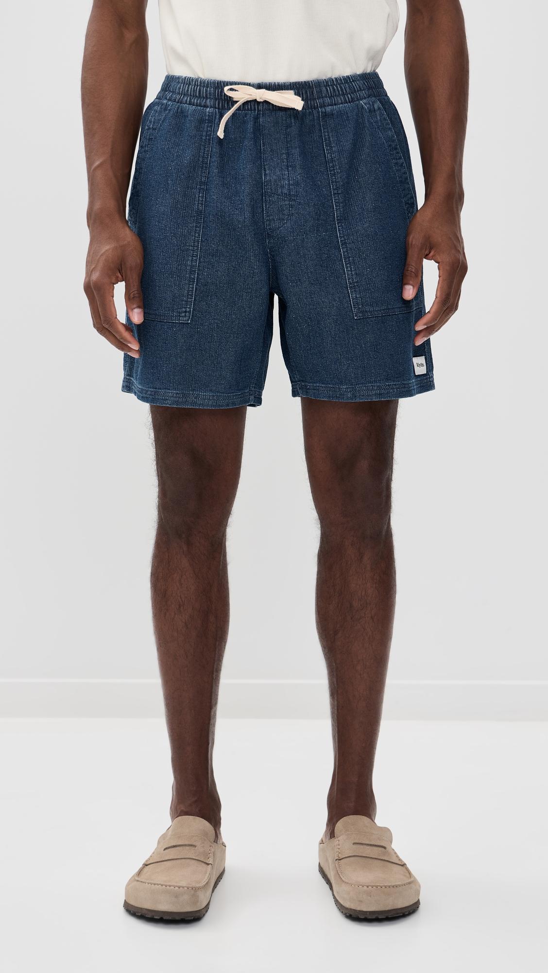 Textured Wale Jam Shorts 6" by RHYTHM