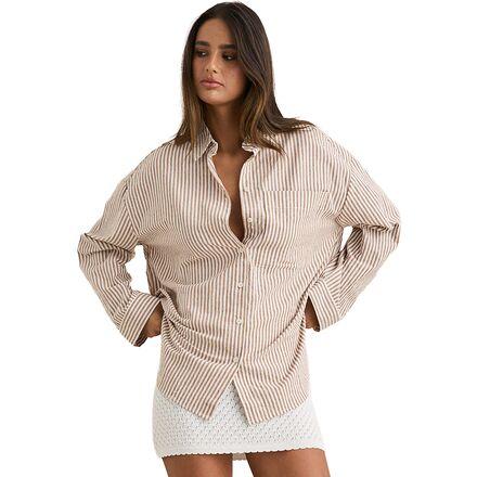 Valley Stripe Oversized Shirt by RHYTHM