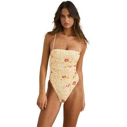 Wildflower Scrunched Side One-Piece Swimsuit by RHYTHM