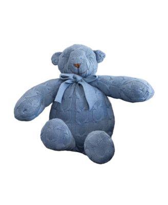 Cable Knit Teddy Bear Plush by RIAN TRICOT
