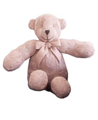 Cable Knit Teddy Bear Plush by RIAN TRICOT