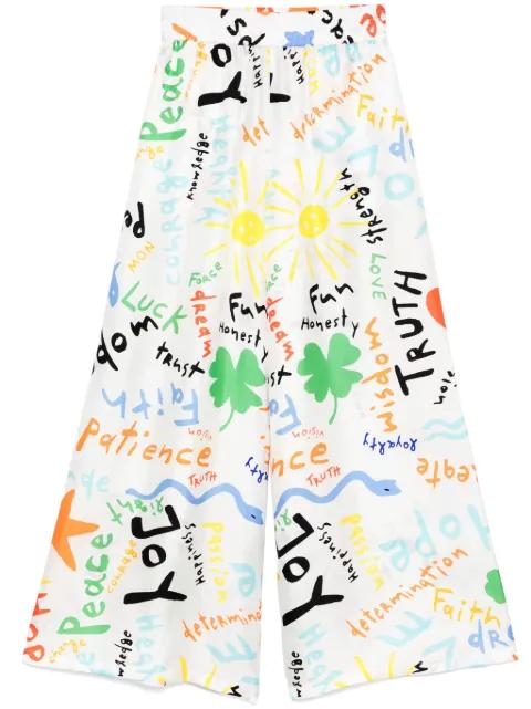 printed trousers by RIANNA+NINA