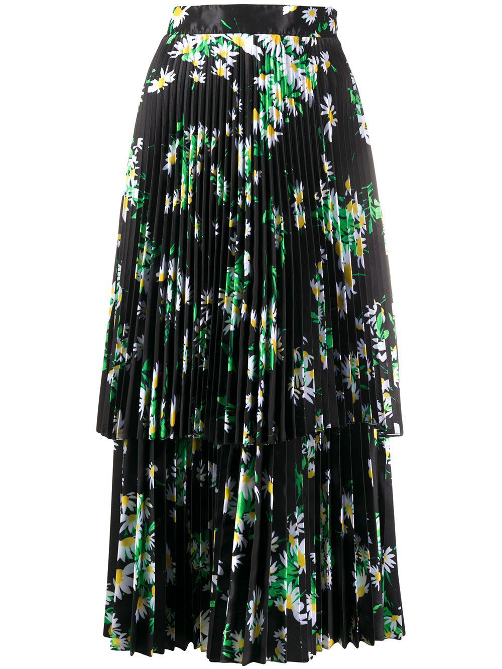 daisy print midi dress by RICHARD QUINN