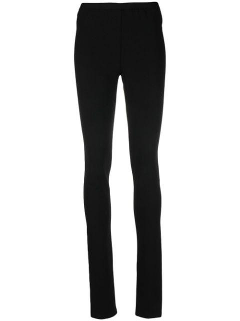 Amber jersey-knit leggings by RICK OWENS
