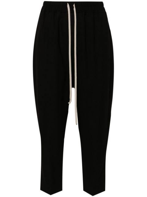 Astaires cropped virgin wool trousers by RICK OWENS