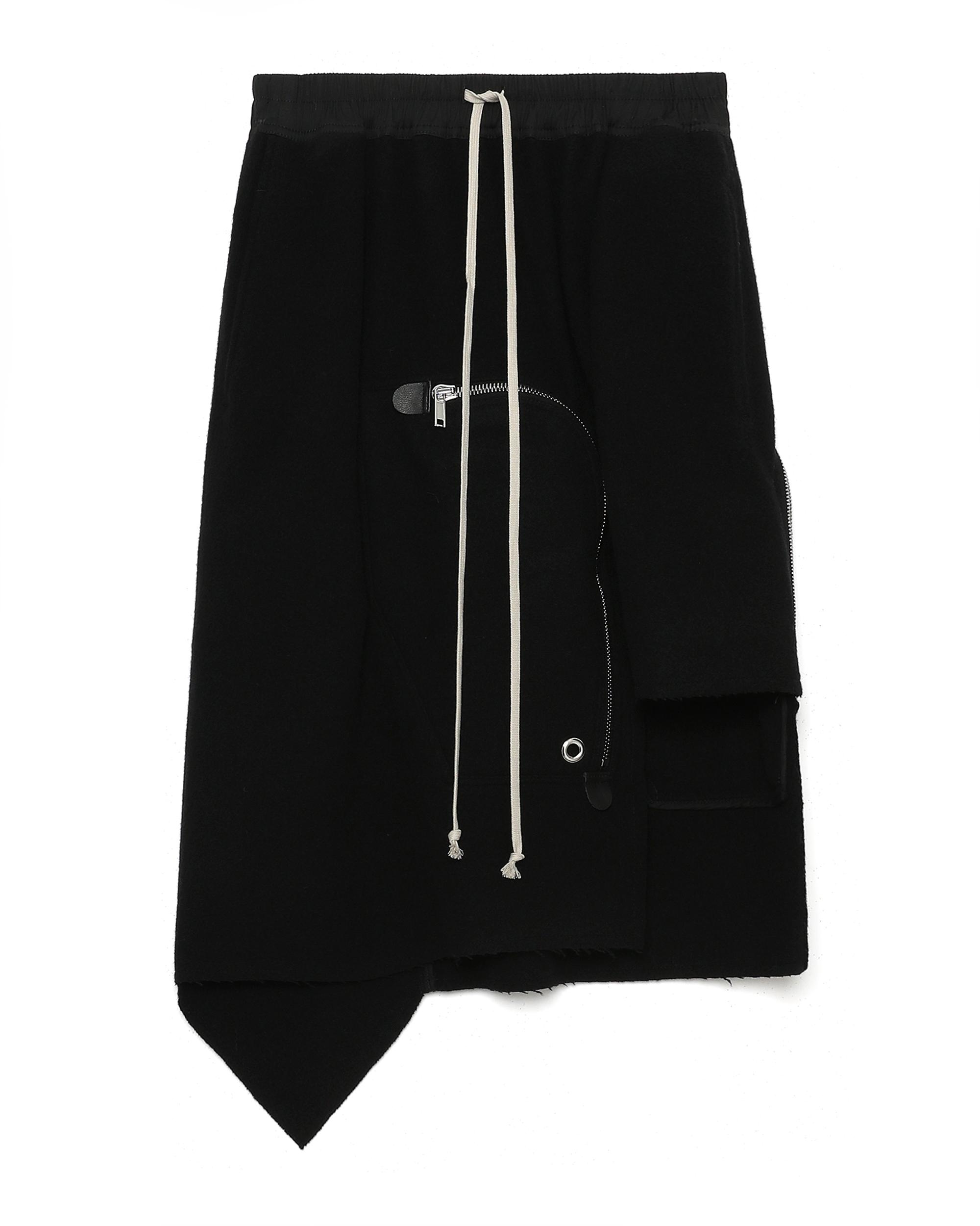 Asymmetric midi skirt by RICK OWENS