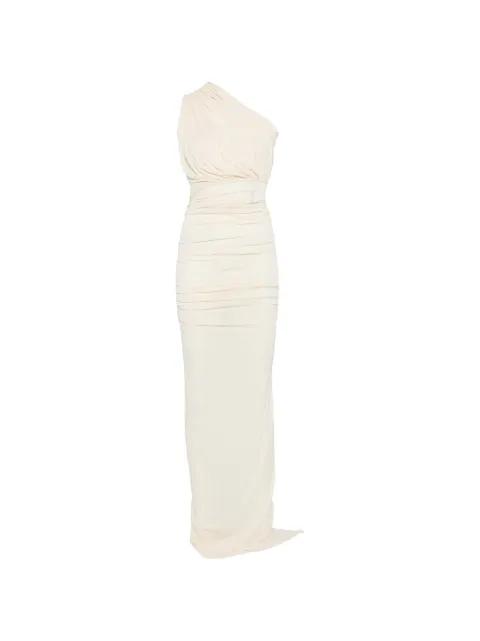 Avra one-shoulder draped maxi dress by RICK OWENS