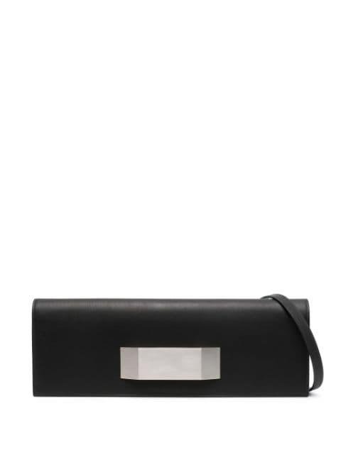 Baguette leather clutch bag by RICK OWENS