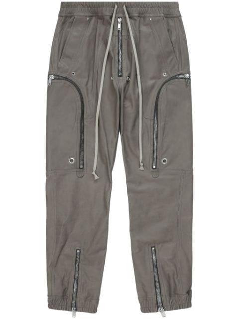 Bauhaus tapered cargo trousers by RICK OWENS