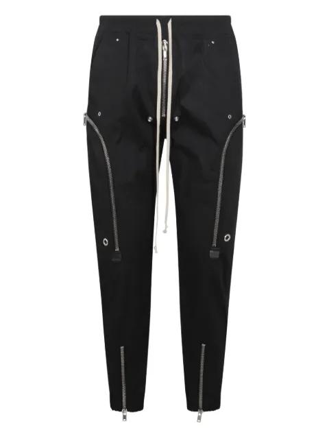 Bauhaus zip-detail trousers by RICK OWENS