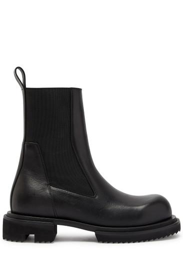 Beatle Gabe leather ankle boots by RICK OWENS