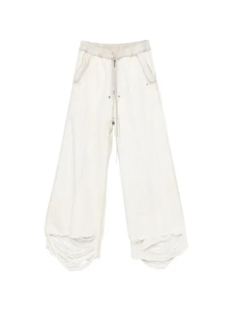 Bela drawstring ripped trousers by RICK OWENS