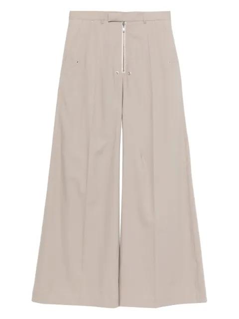 Belas zip-detail trousers by RICK OWENS