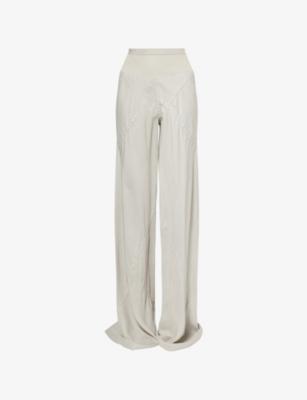 Bias Straight-Leg Woven Trousers by RICK OWENS
