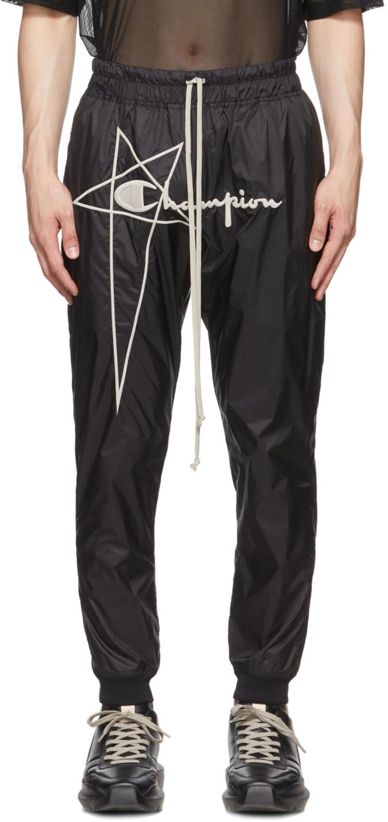 Rick owens champion track pants sale