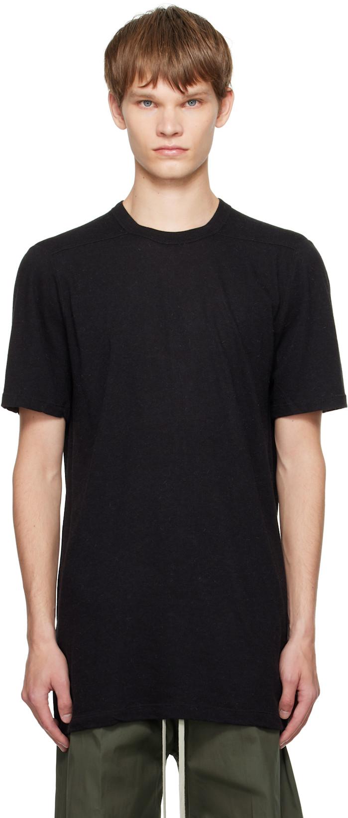 Black Concordians Level T-shirt by RICK OWENS