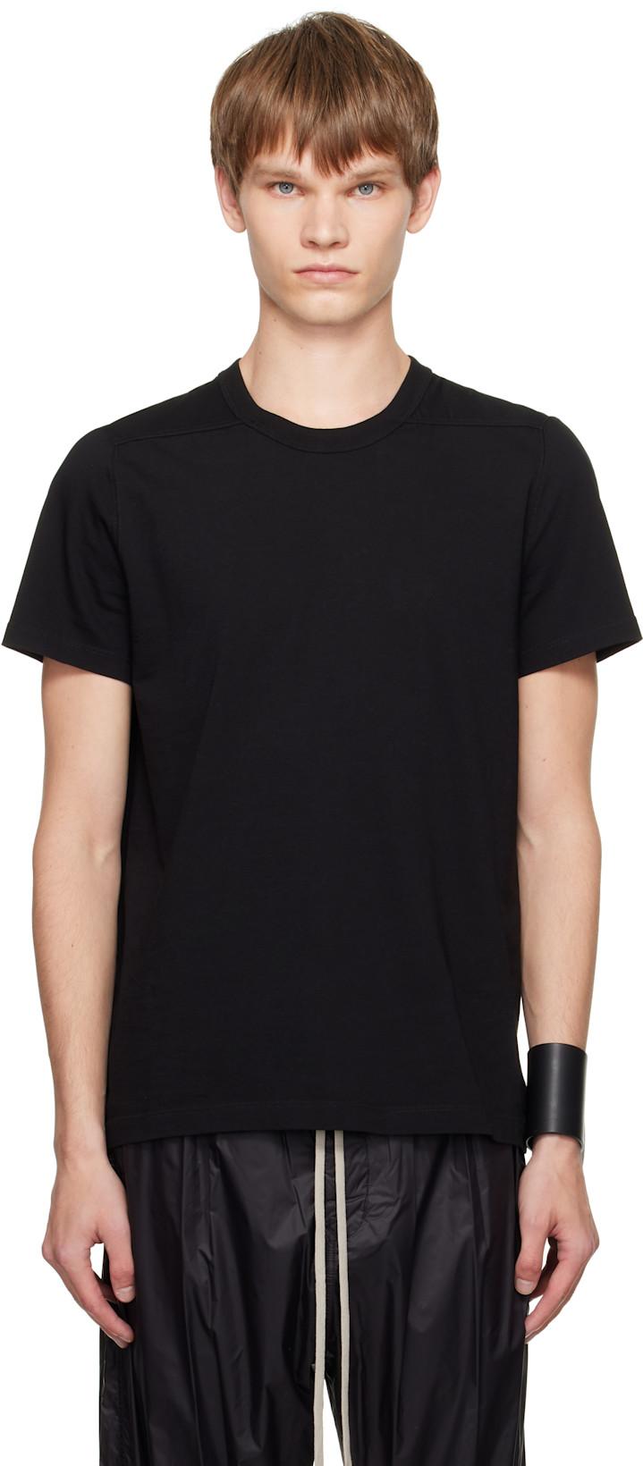 Black Concordians Short Level T-shirt by RICK OWENS