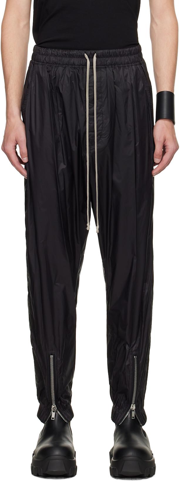 Black Concordians Tecuatl Track Pants by RICK OWENS