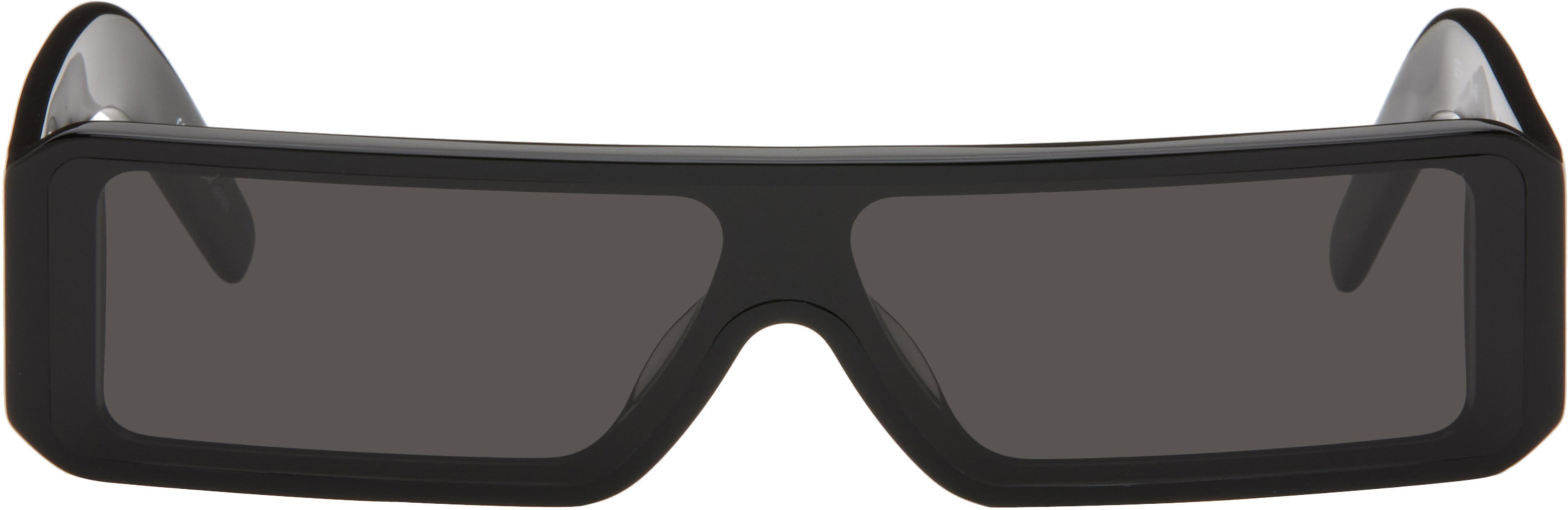 Black Geth Sunglasses by RICK OWENS