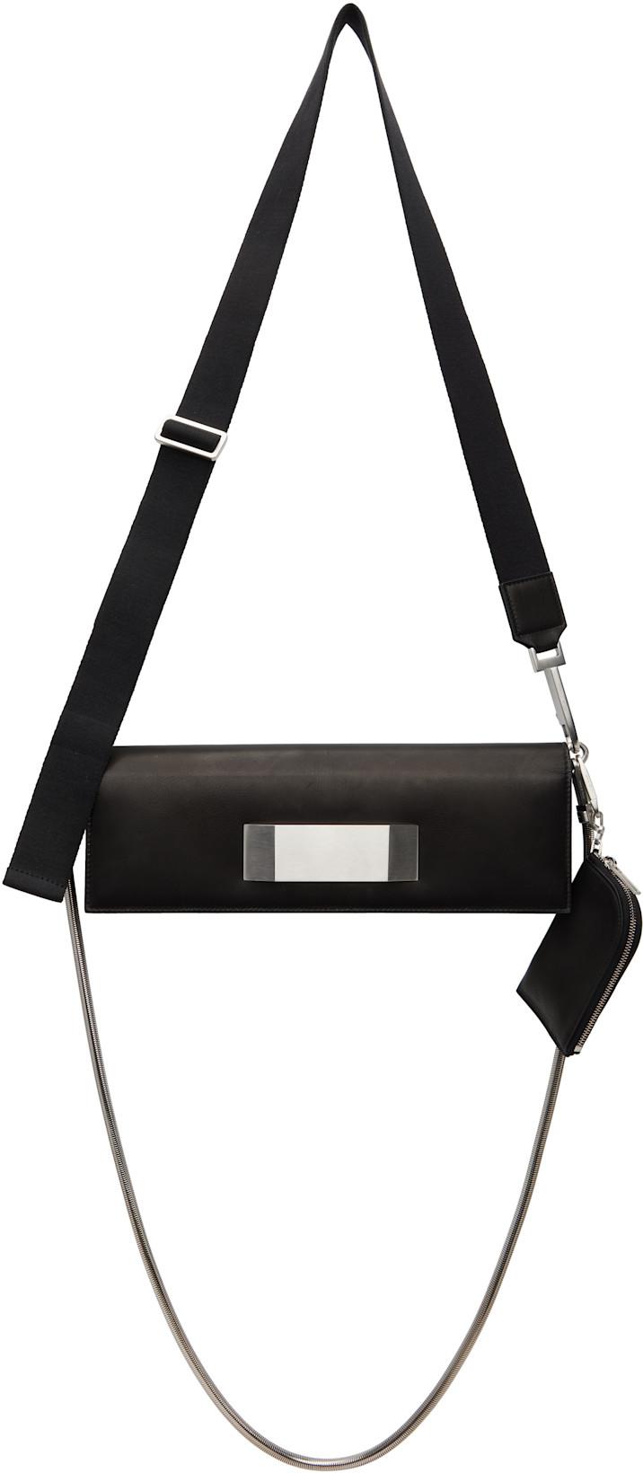 Black Hollywood Griffin Baguette Bag by RICK OWENS