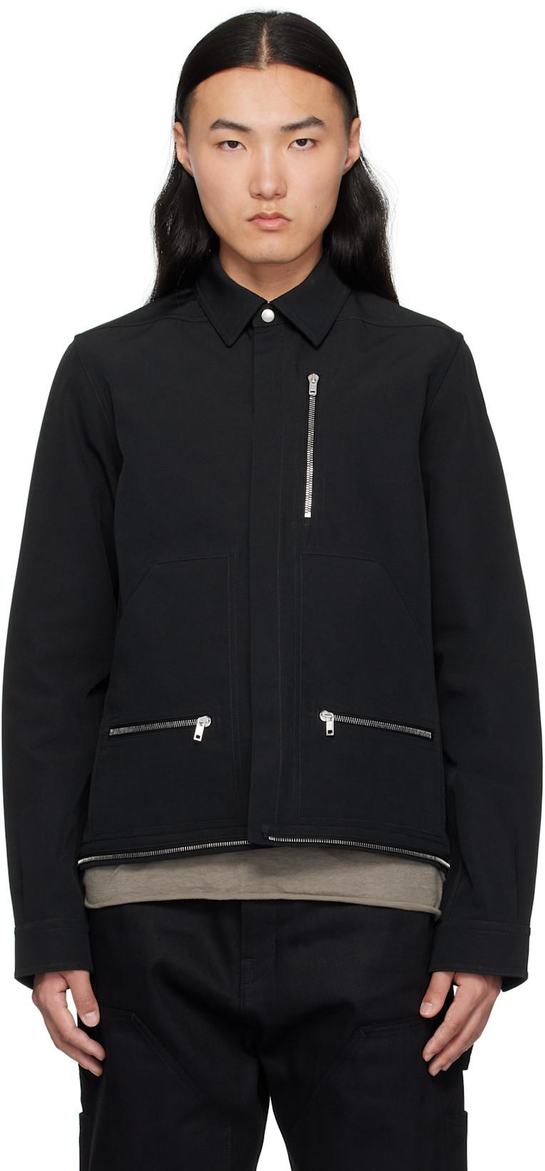 Black Hollywood Headon Shirt by RICK OWENS