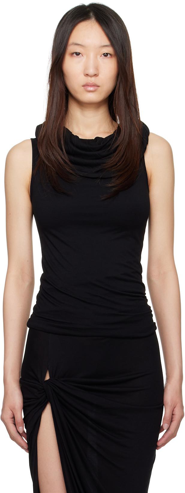 Black Hollywood Lola Top by RICK OWENS