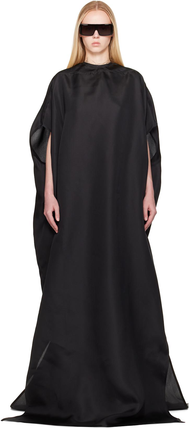 Black Hollywood Tommy Maxi Dress by RICK OWENS