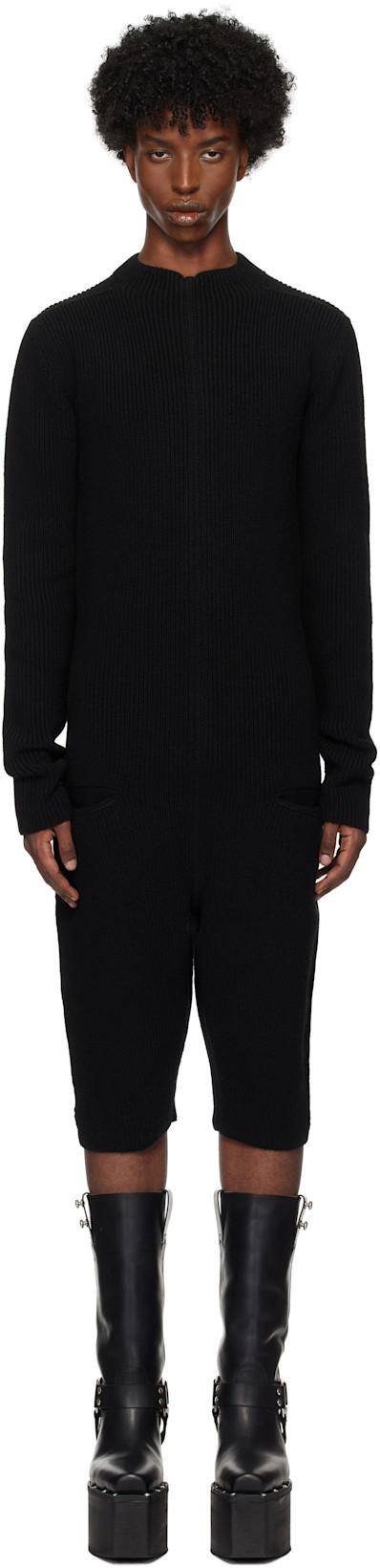 Black Porterville Headon Jumpsuit by RICK OWENS