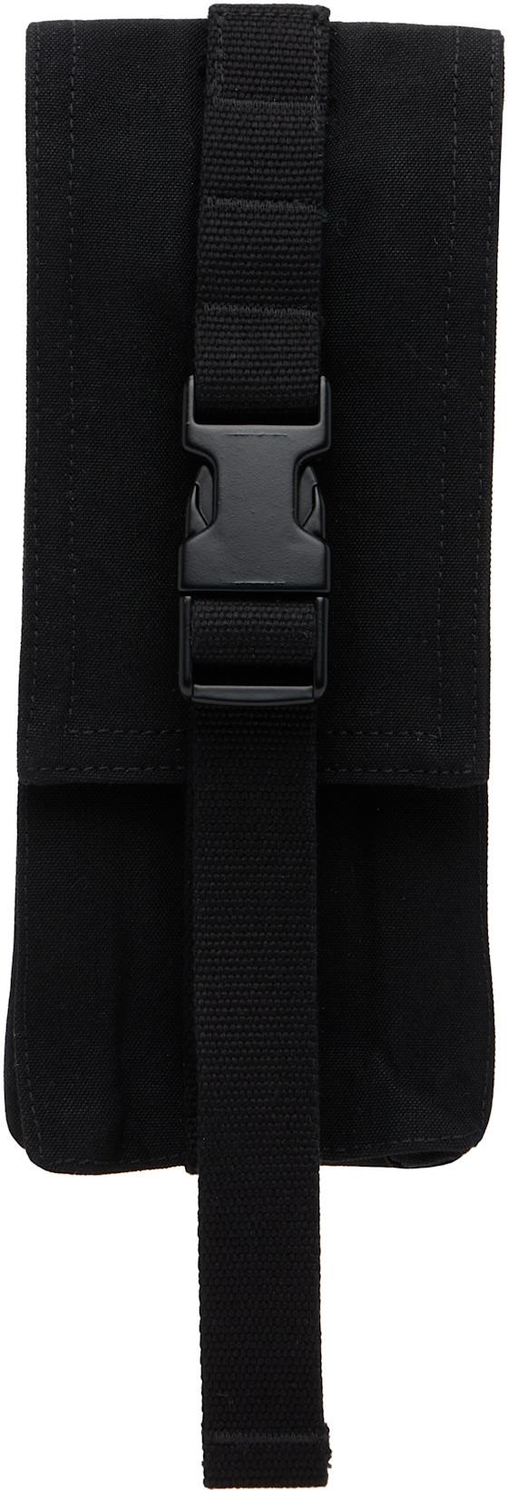 Black 'SUICIDE' Edition Temple Can Pocket Pouch by RICK OWENS