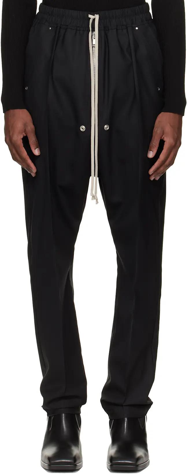Black Temple Bela Pants by RICK OWENS