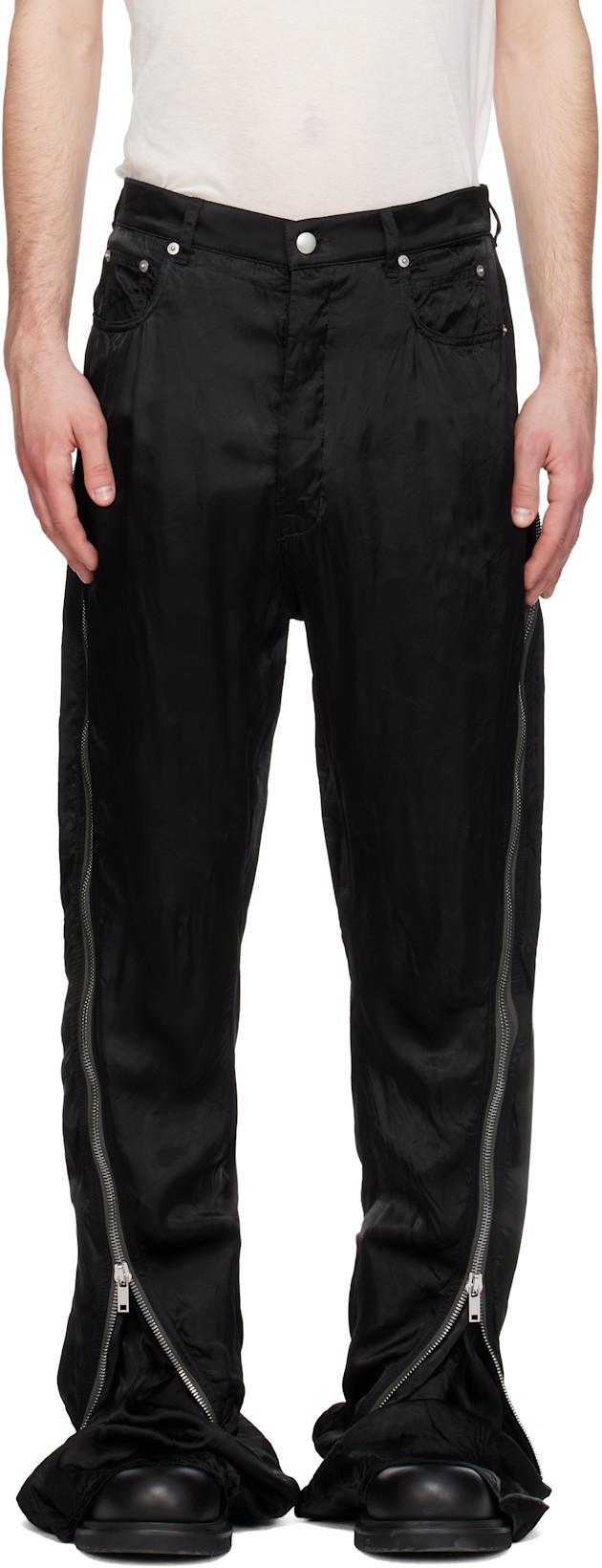 Black Temple Bolan Banana Trousers by RICK OWENS
