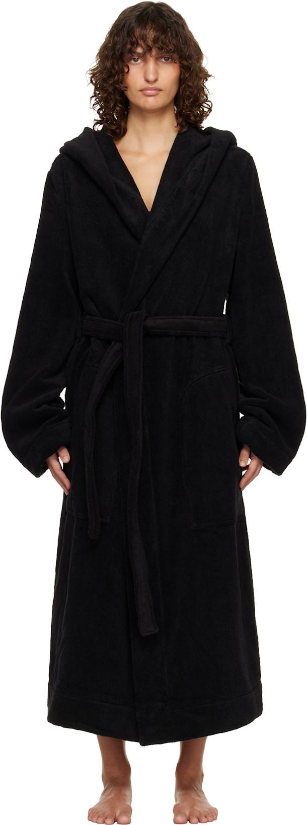 Black Temple Pentagram Bathrobe by RICK OWENS