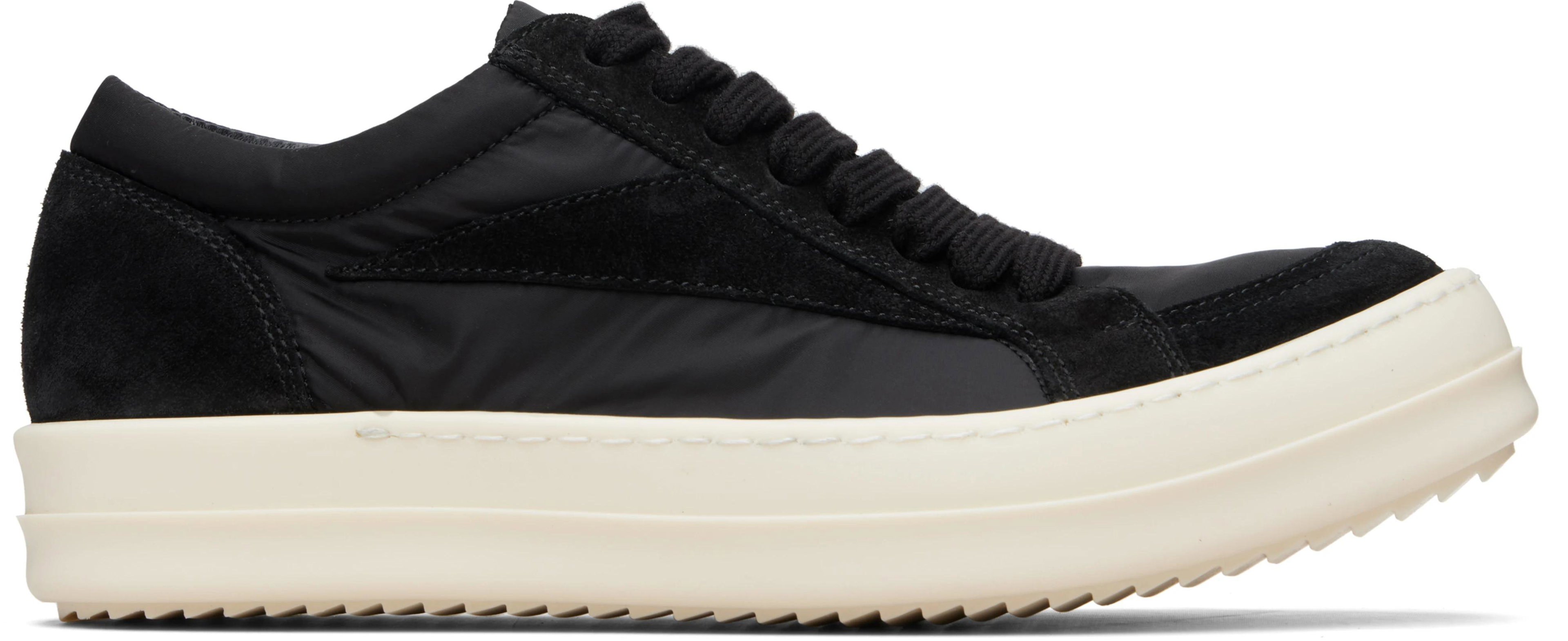 Black Temple Vintage Sneakers by RICK OWENS
