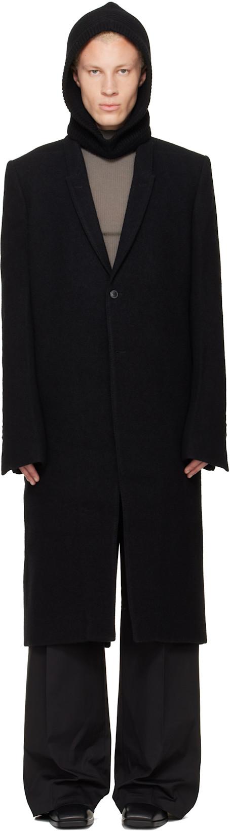 Black Tower Concordian Coat by RICK OWENS